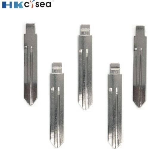 HKCYSEA KD#49 KD JMD VVDI Remote Uncut Blank Metal Blade Type NSN14 #49 for Nissan Remote Car Key Blade Replacement