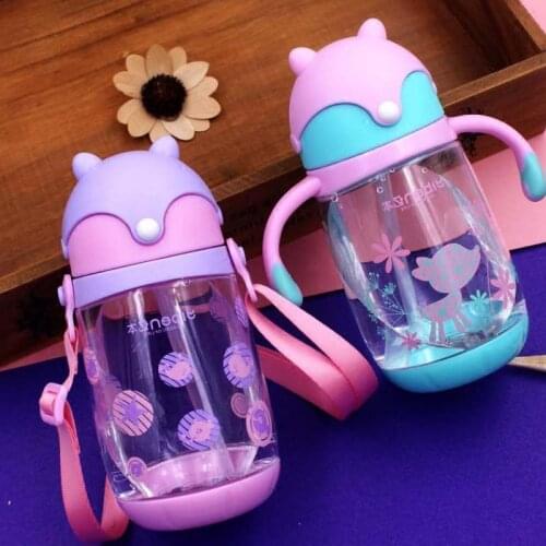 New Fox Bunny Children Baby Infant Leak Proof Cup Training Drinking Cup 300ml Drop Shipping Baby Water Bottle