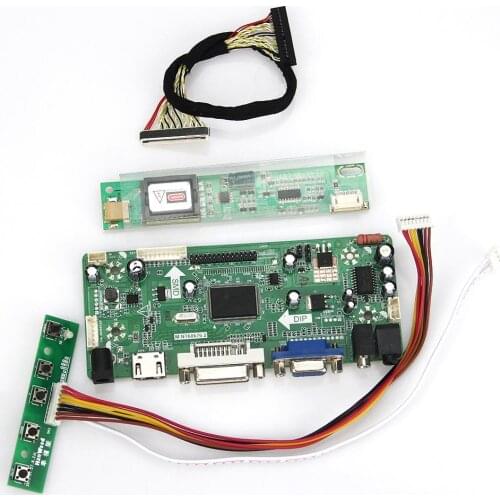 M.NT68676 LCD/LED Controller Driver Board For LP133WX1-TLA1 LTN133AT07 1280*800 (HDMI+VGA+DVI+Audio)