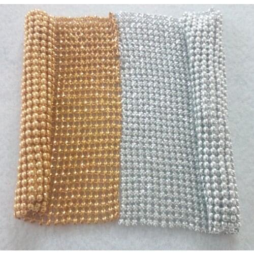 11x10cm Small Sampling Gold Silver Beaded Metal Mesh Fabric Metallic Metal Sequin Sequined Fabric For DIY Sewing Doll sew
