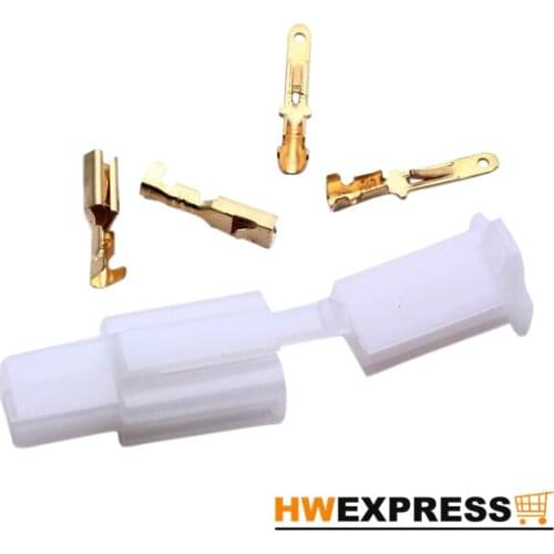 Set Motorcycle Car ATV Scooter Boat Male Female 2 Way Connector 2.8mm Terminal