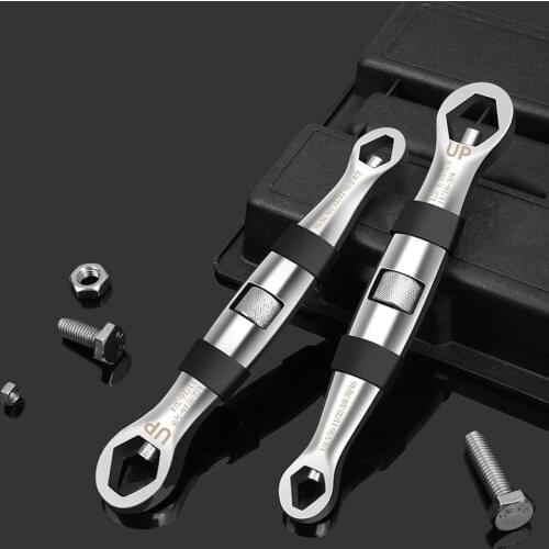 WEEKS Double End Wrench with Adjustable Nut Multifunctional Hand Tool Household Combination Wrench