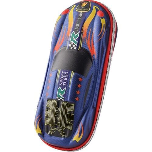 New 3D Sports Car Pencil Case 3 Layer Large Capacity EVA Pen Holder Kid Gift Student Stationery Box School Kit Trousse Scolaire