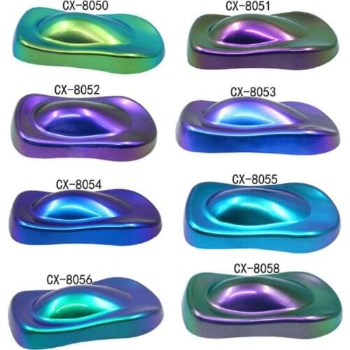 8 Colors Chameleons Pigment Pearlescent Epoxy Resin Glitter Magic Discolored Powder Resin Colorant Jewelry Making Tools T84A