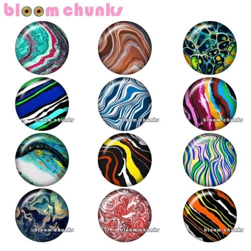 Beach sand Color Pretty pattern Round glass cabochon jewelry flat back Making findings 12mm/18mm/20mm/25mm A8754