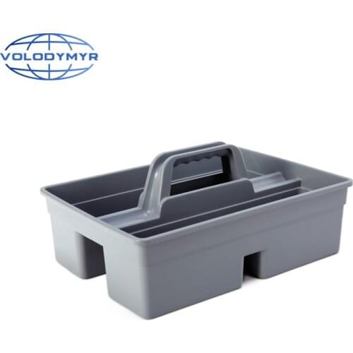 Portable Tool Cart Plastic Cleaning Tool Box Small Classification Basket Cleaning Storage Box Car Gadget Car Organizer