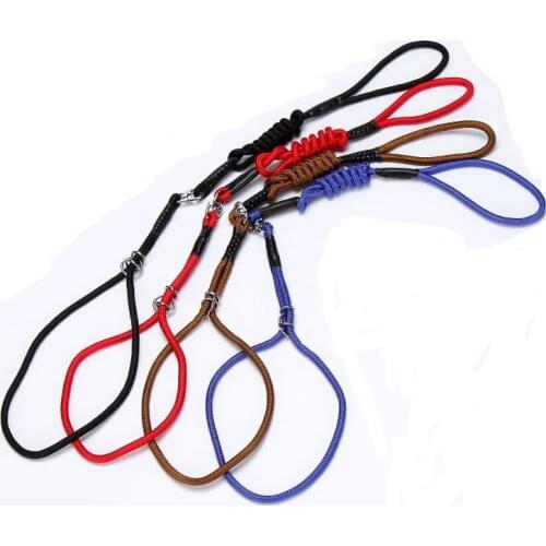 Pet Dog Leash Traction Rope Chain Large Dog Collar P Dog Harness Comfortable Nylon Adjustable Training Leash