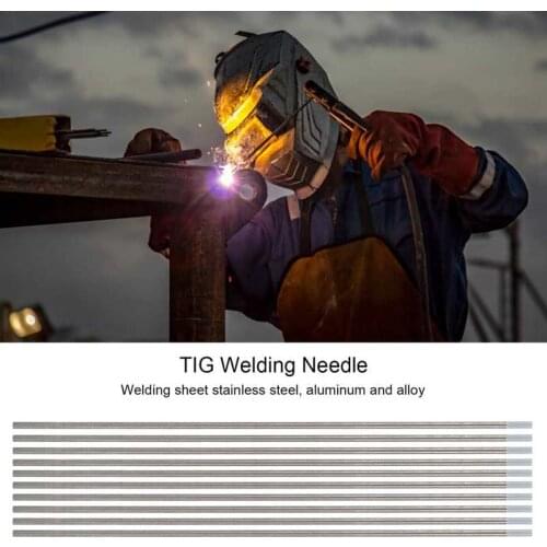 10Pcs Professional Tungsten Electrodes Welding Electrodes WC20 2.4x175mm Cerium Tungsten Electrodes Needle TIG Rods Grey Head