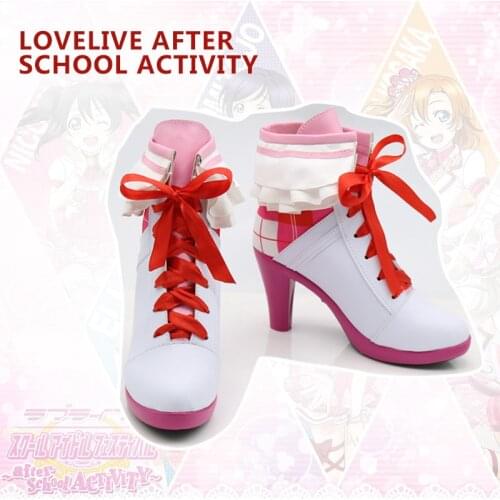 New LoveLive after school ACTIVITY Cosplay Boots LOVE LIVE Dream Gate Anime Shoes Custom Made