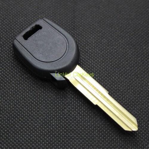 PINECONE for MITSUBISHI Keys Emergency Car Keys Uncut Brass Right Groove Blank Blade Straight ABS Key Shell 1PC