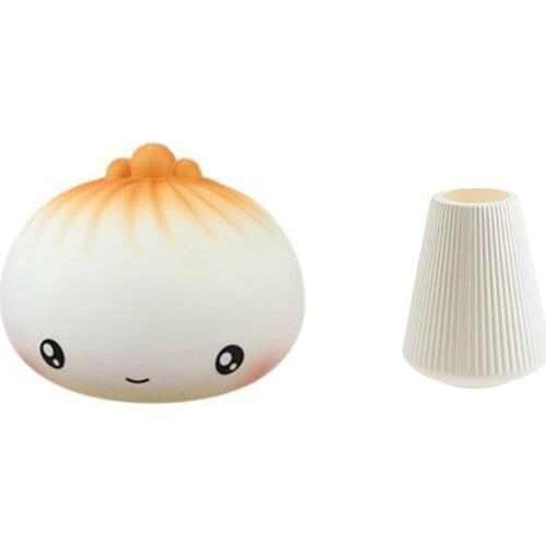 1 Pcs Fried Bao Piggy Bank Cute Child Gift & 1 Pcs Simple Vertical Striped Small Vase
