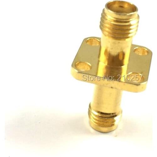 10pcs RF Connector SMA Female to SMA Female For Two Way Radio SMA-F to SMA-F Antenna Adaptor