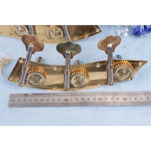 3/4 upright Double Bass Peg 5 string Conjoined String Winder Brass #504