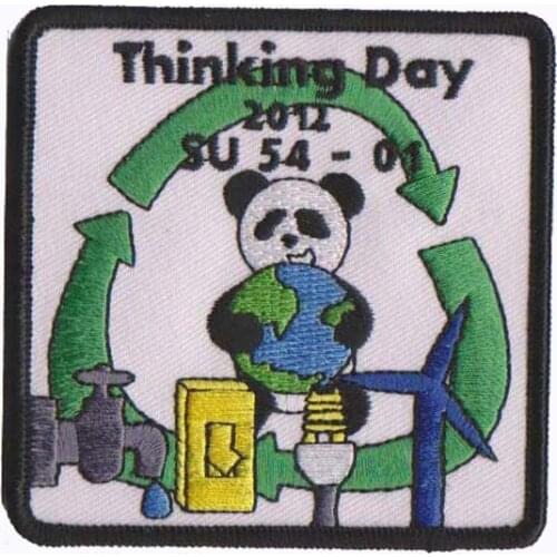 3" Embroidered Patch/disenos de bordado Made of Twill with merrow border and PVC backing Customized and MOQ50pcs free shipping