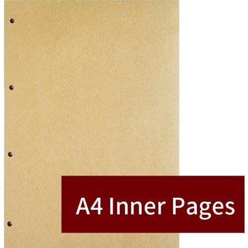 A4 Loose-Leaf Binder Ring Book Notebook Refill Spiral Binder Planner Inner Page Inside Paper Line Dot Grid Blank 40 sheets