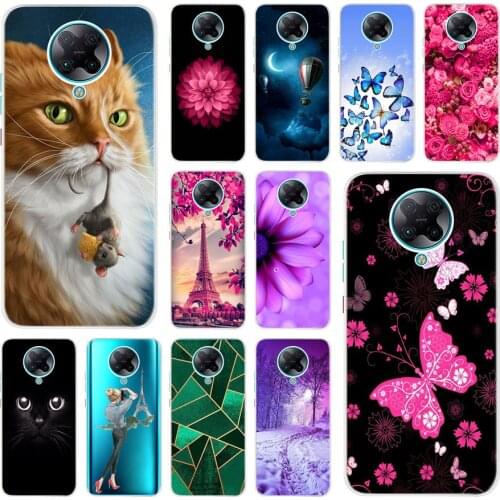 Cute Cartoon Butterfly Cases For Xiaomi Redmi K30 Pro Zoom TPU Case Soft Phone Cover For Redmi K30 K30S RedmiK30 Pro Funda 6.67"