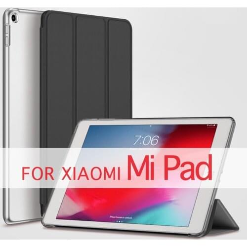 QIJUN Case For Xiaomi Mi Pad 2 3 7.9 inch mipad3 mipad2 Mipad 4 8.0'' Funda PC Back Leather Smart Cover Magnetic Case Auto Sleep