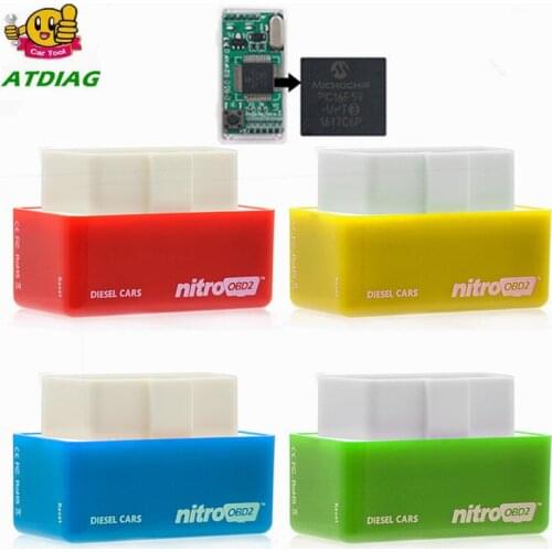 ECO Nitro EcoOBD2 Nitro 15% Fuel Save More Power Chip Tuning Box Nitro OBD2 Eco OBD2 For Diesel Benzine Gasoline Car Plug&Driver