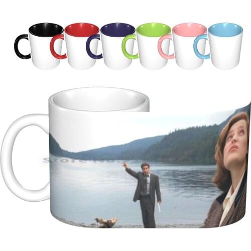 Mulder And Scully-The X-Files Ceramic Mugs Coffee Cups Milk Tea Mug Xfiles X Files The X Files Mulder Scully Fox Mulder Dana