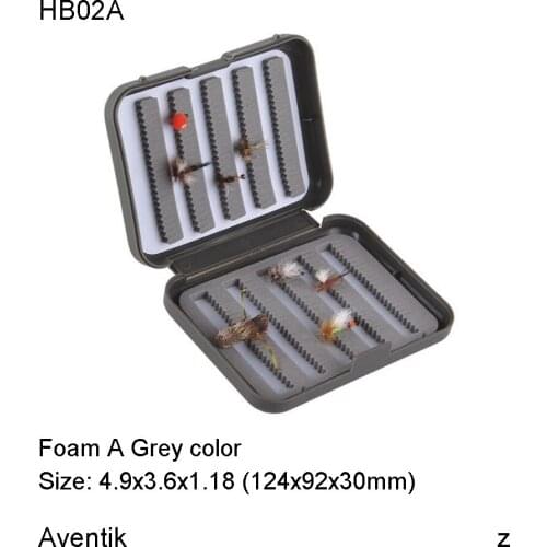 Aventik Plastic Fly Fishing Box , Plastic Colorful Fly Box fly Fishing Box