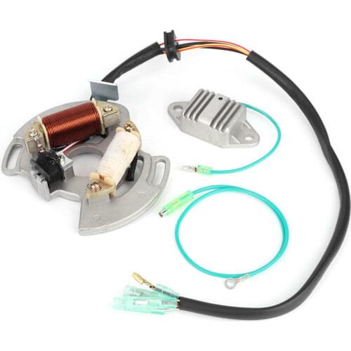 Magneto Coil ATV Stator Magneto Coil with Regulator Accessory Fits for Yamaha Blaster 200 YFS200 97-02 Stator Replacement