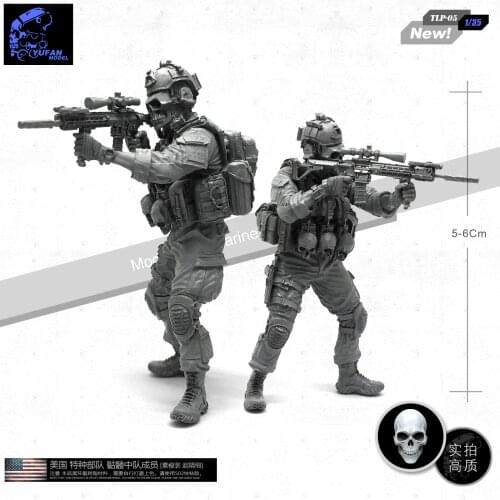 YUFAN MODEL 1/35 US Special Forces Skeleton Squadron Members Resin Soldier TLP-05
