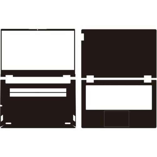 KH Carbon fiber Laptop Sticker Skin Decals Cover Protector Guard for Lenovo ThinkBook 14s Yoga 2-in-1 14"