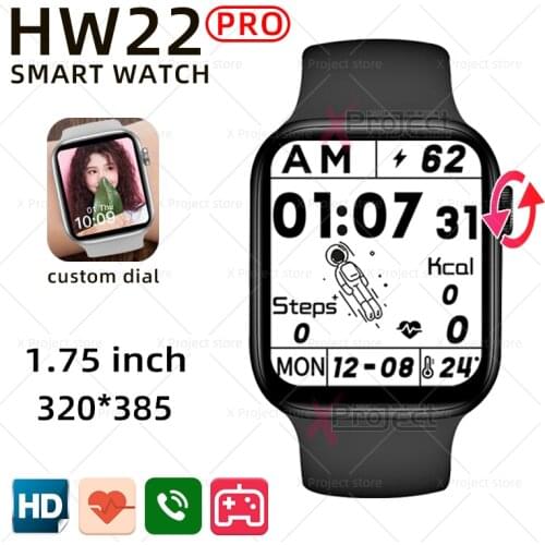 Original HW22 PRO Smart Watch Series 6 Men Women Smartwatch Bluetooth Call Wireless charger Watches PK IWO12 13 W26 W46 W56 W66