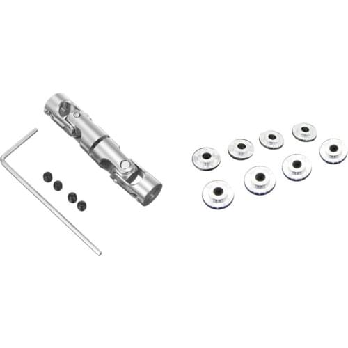 Rear Drive Draft for WPL 1/16 6WD RC Car Parts ​& 8Pcs Round Head Screw Concave Conical Groove Washer for MN D9
