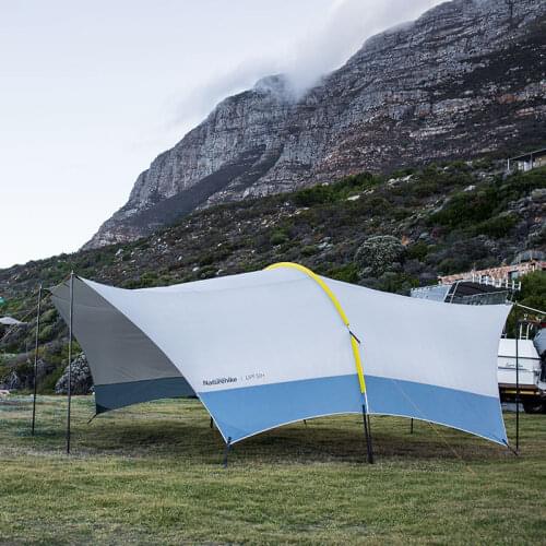 Naturehike Large Sun Shelter 150D Oxford Ultraviolet-proof Sun Tarp Car Tent Silver Coating Awning Canopy