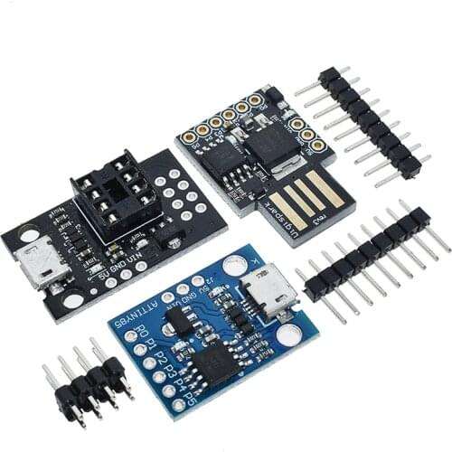 1PCS Blue Black TINY85 Digispark Kickstarter Micro Development Board ATTINY85 module for Arduino IIC I2C USB