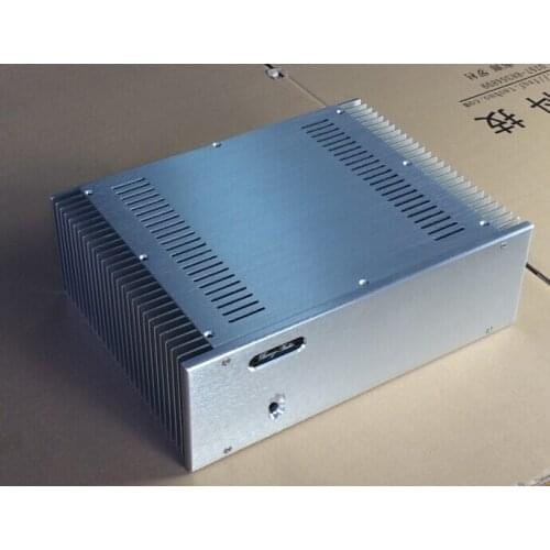 BZ3612B Silver All Aluminum Enclosure Preamplifier Case Class A Amplifier Chassis Power Amp Case DIY Box
