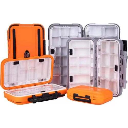 Portable Double-Sided Bait Artificial Bait Fishing Tackle Tool Waterproof Fishing Gear Accessory Box Storage Box