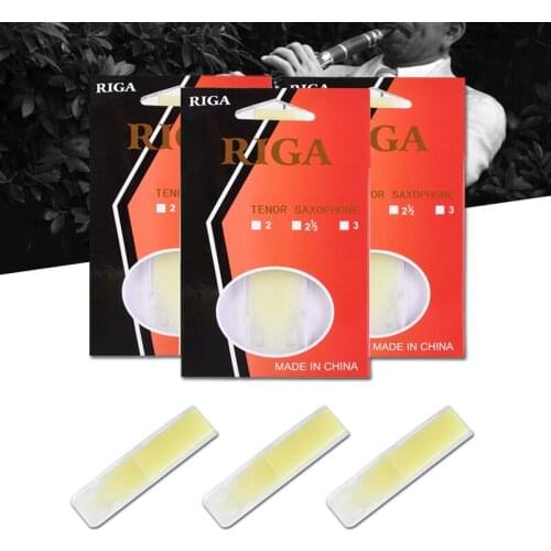 Portable Tenor Saxophone Resin Reed Durable Sax Reed Practical Instrument Accessories Suitable for Beginner Student MC889