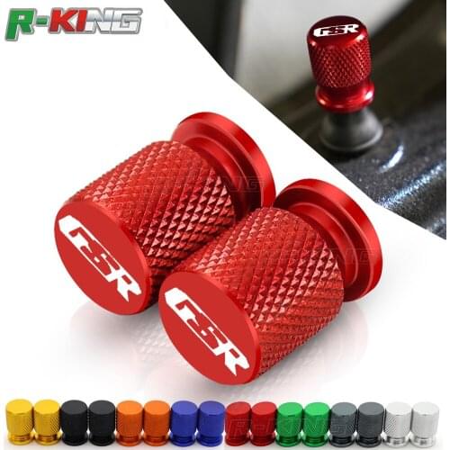 For GSR750 GSR600 GSR400 GSR 750 600 400 Universal Motorcycle Accessorie Wheel Tire Valve Stem Caps CNC Aluminum Airtight Covers
