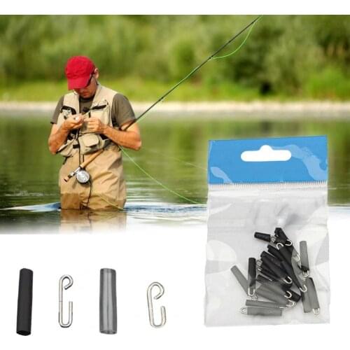 20 pcs of fishing hook shrink tube,professional anti-entanglement metal, heat shrinkable, portable fishing line shrink packaging