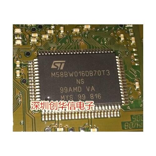 10Pcs M58BW016DB70T3NS M58BW016DB70 QFP80 IC M58BW016DB70T3F IC CAR Computer board vulnerable chip