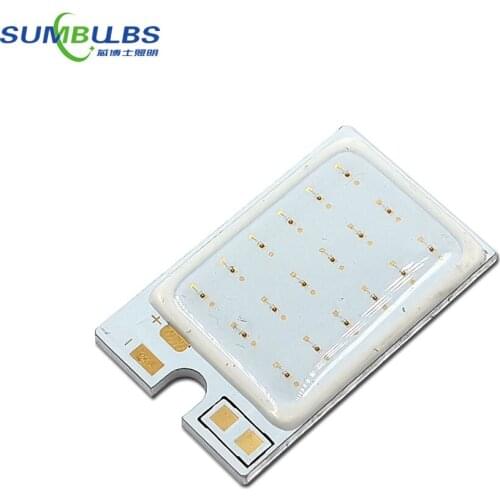 50PCS 26x16mm Tiny COB LED Panel Bulb Amber Orange Color 2W 9V LED Light for Car Autobike Lamp DIY DC9V COB Chip Lighting Source