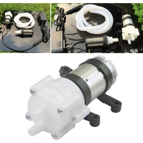 6-12V DC R385 Aquarium Pump Tank Motor Diaphragm Water/Air Pump