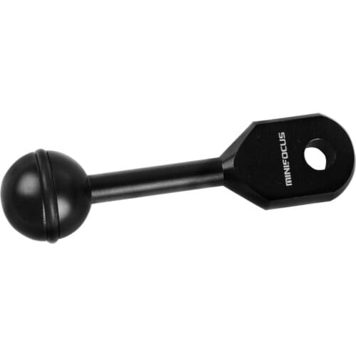 Minifocus YS Head Adapter 1" Ball Aluminium arm Mount Base 3"/7.62cm for Underwater Photography Diving Housing Light System