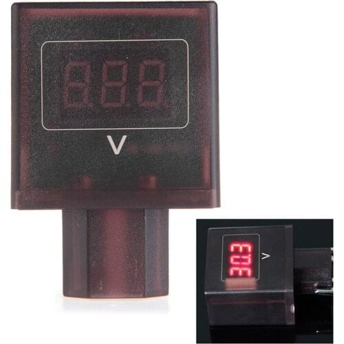 Car Mini DC 36V-120V LED Digital Car Voltmeter voltage Meter Gauge USB charger for 36V-120V Car Electric Vehicle Tricycle