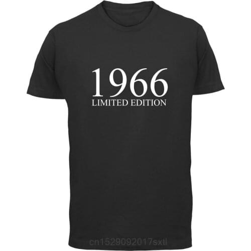 Limited Edition 1966 - Mens T-Shirt - 50th Birthday - Present-Gift New T Shirts Funny Tops Tee New Unisex Funny Tops
