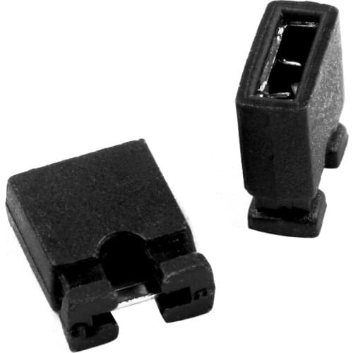 Hot 200Pcs DVD HDD PC Mainboard PCB Plugs Jumper Caps 2-Pin