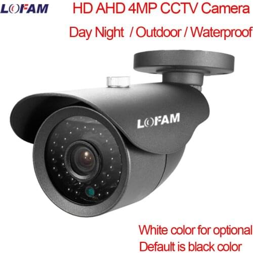 LOFAM HD 4MP AHD Camera Surveillance Night Vision Outdoor Indoor Metal Housing Waterproof Security Camera 4.0MP CCTV AHD Camera