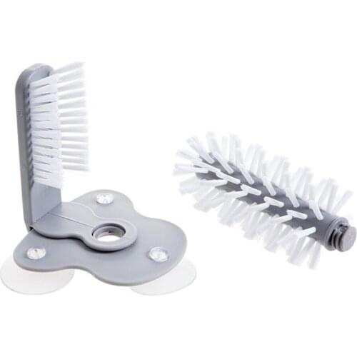 Creative Wall Type Lazy Person Glass Clean Brush Kitchen Rotating Water Cup Brush