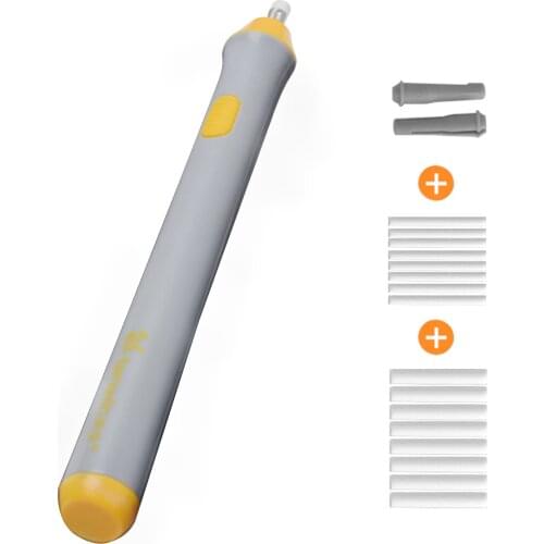 Pencil Eraser Electric Eraser Kit with 22 Eraser Refills Battery Operated Eraser Stationery Supplies for School Students Artists