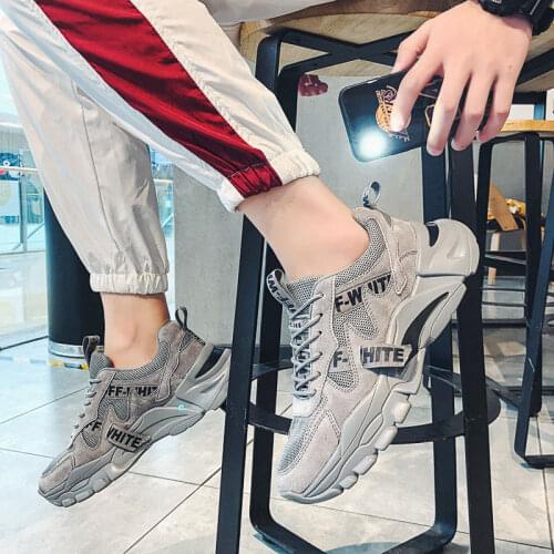 Colors Thick Bottom Mens Casual Shoes Men Sneakers Men Trend Lace-Up Brand Luxury Sports Whit Off White Shoes Men