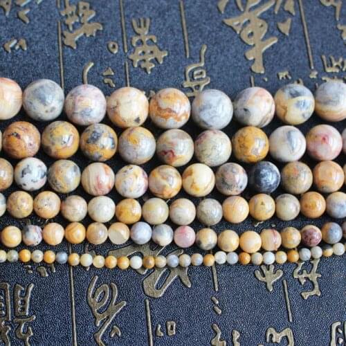 Natural Crazy ag-ate Round Beads 15inch ,Wholesale For DIY Jewellery Free Shipping