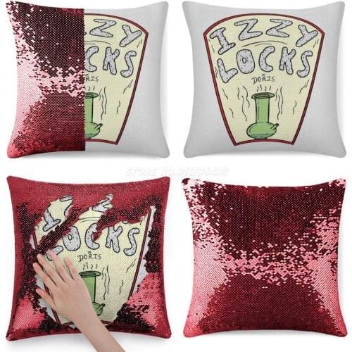 Izzy Locks X Sequin Pillowcase Fashion Pillowcase Gift for Her He Colab Izzy Locks Soundcloud Rapper Music