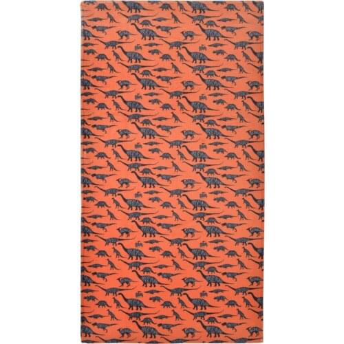 Orange Male Child Beach Towel